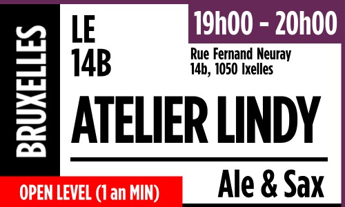 14b - Mardi 19h00 ATELIER LINDY intermediaires
