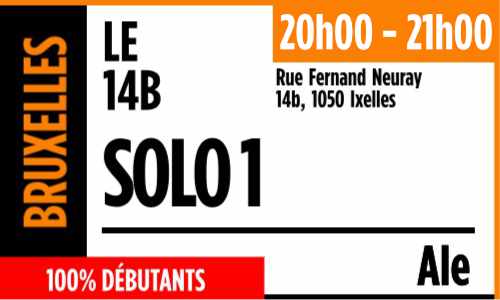 14b - Mercredi 20h00 SOLO 1