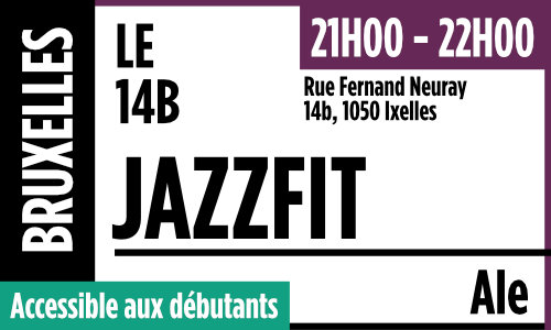 14b MARDI - JAZZFIT - Ale 21H00 II session