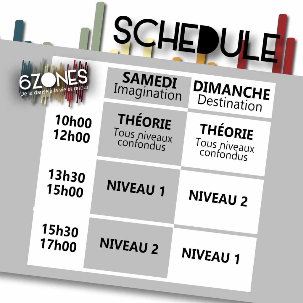 6 Zones - Schedule